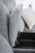Langham Electric Recliner Fabric Sofa – Grey 2 Seater | Modern Comfort - Luminex FurnitureSofaslinden_electric_recliner_grey_2_seater