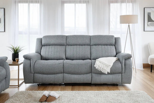 Langham Electric Recliner Fabric Sofa – Grey 3 Seater | Luxe Comfort - Luminex FurnitureSofaslinden_electric_recliner_grey_3_seater