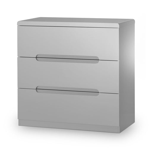 Lexington 3 Drawer Chest - Grey - Luminex FurnitureChest of drawersMAN802
