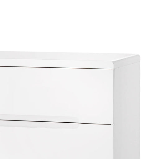 Lexington 3 Drawer Chest – White High Gloss - Luminex FurnitureChest of drawersMAN202
