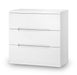 Lexington 3 Drawer Chest – White High Gloss - Luminex FurnitureChest of drawersMAN202