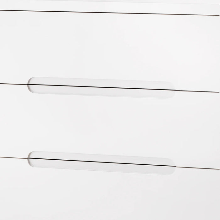 Lexington 3 Drawer Chest – White High Gloss - Luminex FurnitureChest of drawersMAN202