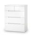Lexington 3+2 Drawer Chest in White High Gloss - Luminex FurnitureChest of drawersMAN203