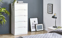 Lexington 5 Drawer Narrow Chest – White High Gloss - Luminex FurnitureChest of drawersMAN204