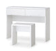 Lexington Dressing Table With 2 Drawers - High Gloss White - Luminex FurnitureDressing TableMAN209