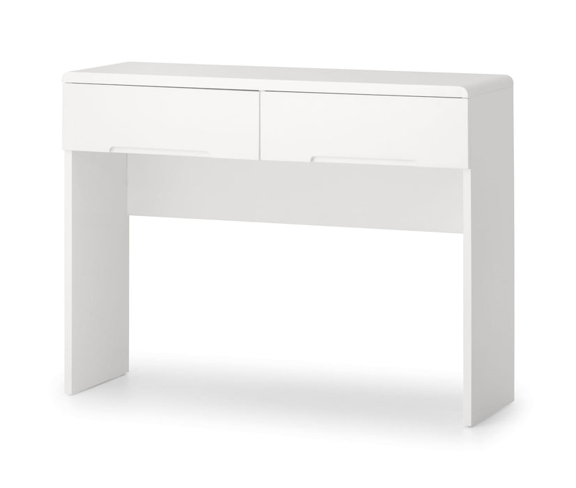 Lexington Dressing Table With 2 Drawers - High Gloss White - Luminex FurnitureDressing TableMAN209