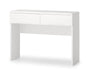 Lexington Dressing Table With 2 Drawers - High Gloss White - Luminex FurnitureDressing TableMAN209