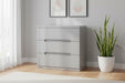 Lexington Grey High Gloss 3 Drawer Chest of Drawers - Luminex FurnitureChest of drawersMAN802