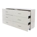 Lido 3+3 chest of drawers – White - LuminexFurnitureChest of DrawersLD233