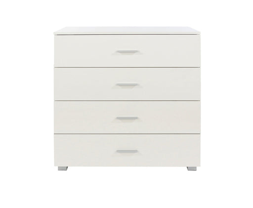 Lido 4 drawer chest of drawers – White - LuminexFurnitureChest of DrawersLD224