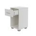 Lido Bedside Table 1 Drawer Compact Cabinet White - LuminexFurnitureBedside TableLD208