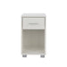 Lido Bedside Table 1 Drawer Compact Cabinet White - LuminexFurnitureBedside TableLD208