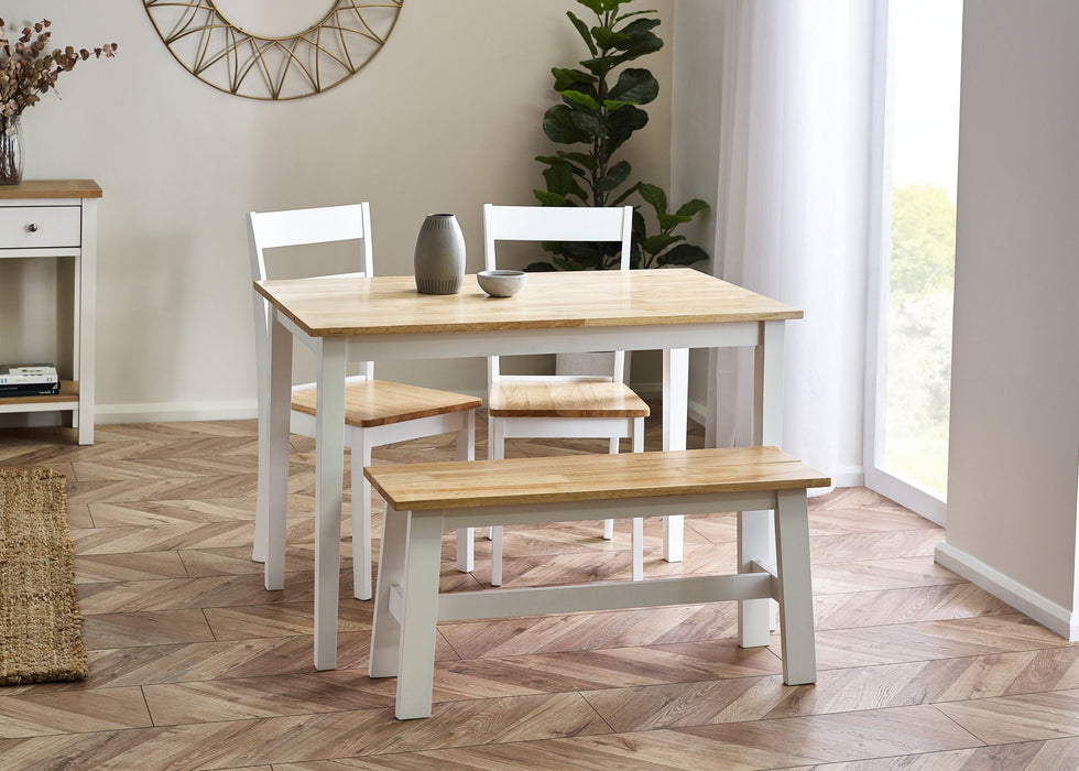 Liliana Small Dining Table – Oak & White Finish - Luminex FurnitureDining TableLIN001