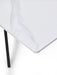 Lillian White Marble Coffee Table – Ceramic & Steel - Luminex FurnitureCoffee TableBRA002