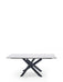 Lillian White Marble Coffee Table – Ceramic & Steel - Luminex FurnitureCoffee TableBRA002