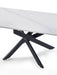 Lillian White Marble Coffee Table – Ceramic & Steel - Luminex FurnitureCoffee TableBRA002