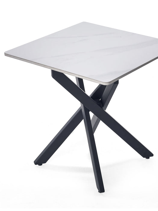 Lillian White Marble Lamp Table - Luminex FurnitureLamp TableBRA003