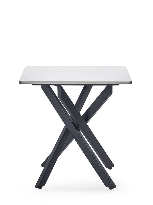 Lillian White Marble Lamp Table - Luminex FurnitureLamp TableBRA003
