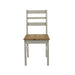 Linea Grey Ladder Back Chair (pair) Antique Waxed Pine - LuminexFurnitureChairsCRG107