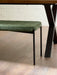 Liora Velvet Dining Bench – Green or Grey - Luminex FurnitureBench SeatLEO104