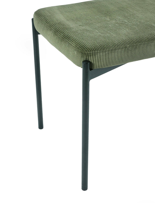 Liora Velvet Dining Bench – Green or Grey - Luminex FurnitureBench SeatLEO104