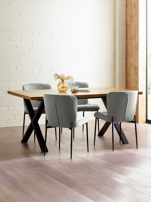 Liora Velvet Dining Chairs – Set of 2 - Luminex FurnitureChairsLEO111