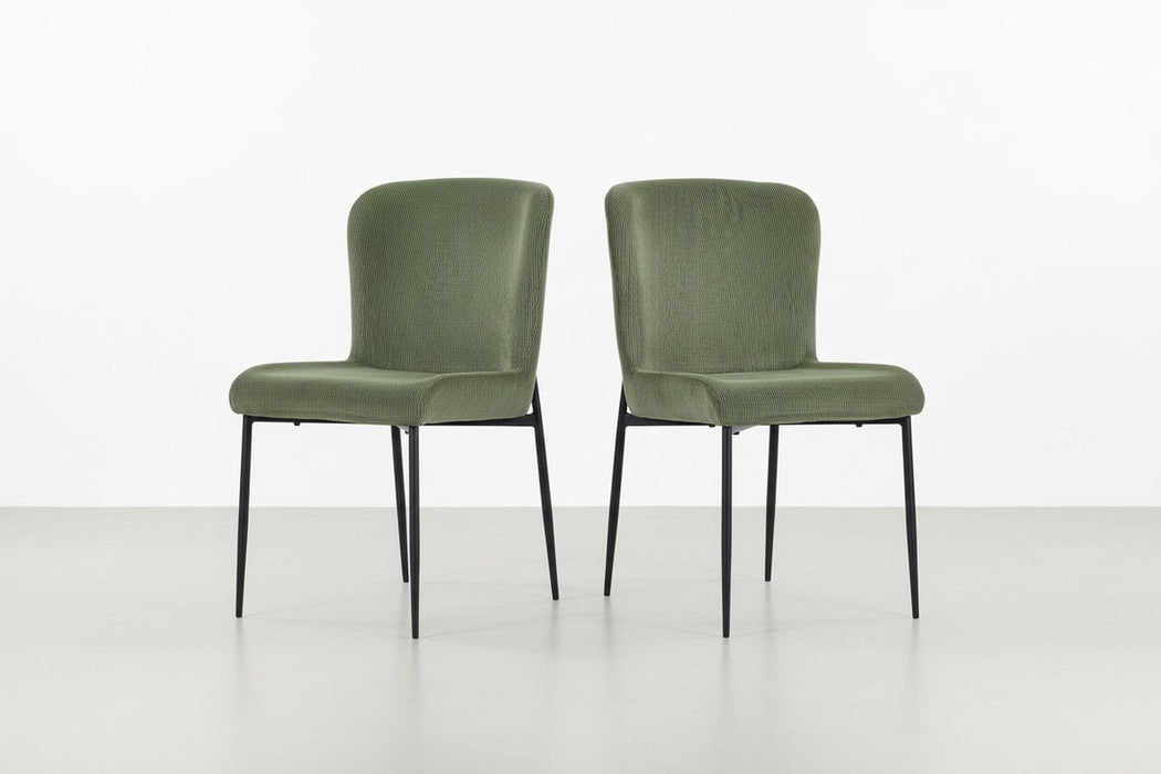 Liora Velvet Dining Chairs – Set of 2 - Luminex FurnitureChairsLEO111