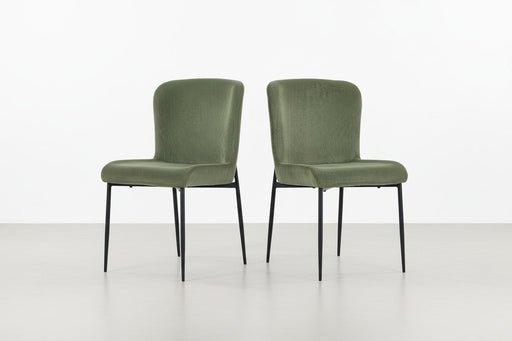 Liora Velvet Dining Chairs – Set of 2 - Luminex FurnitureChairsLEO111