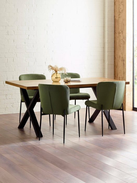 Liora Velvet Dining Chairs – Set of 2 - Luminex FurnitureChairsLEO112