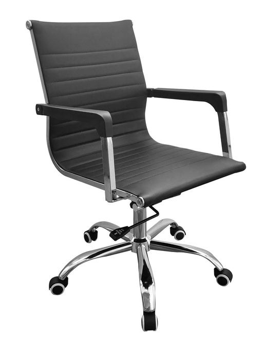 Loft Leather Home Office Chair - Purple - LuminexFurnitureOffice ChairLFCH30 - BK