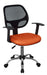 Loft Office Chair - Black Mesh Back, Orange Seat - LuminexFurnitureOffice ChairLFCH29 - OR