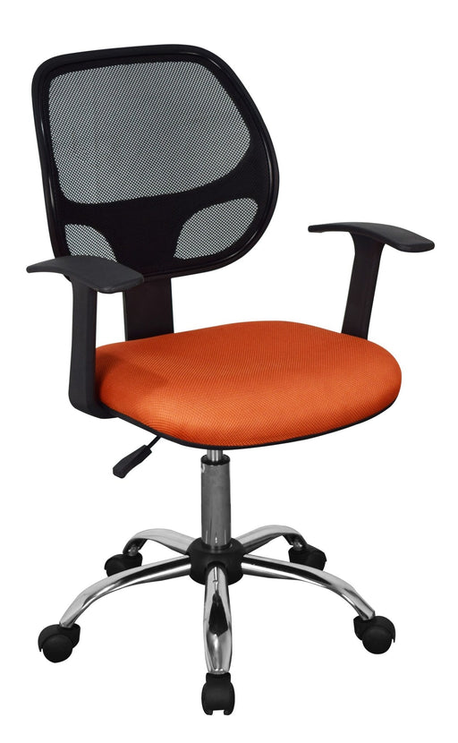 Loft Office Chair - Black Mesh Back, Orange Seat - LuminexFurnitureOffice ChairLFCH29 - OR