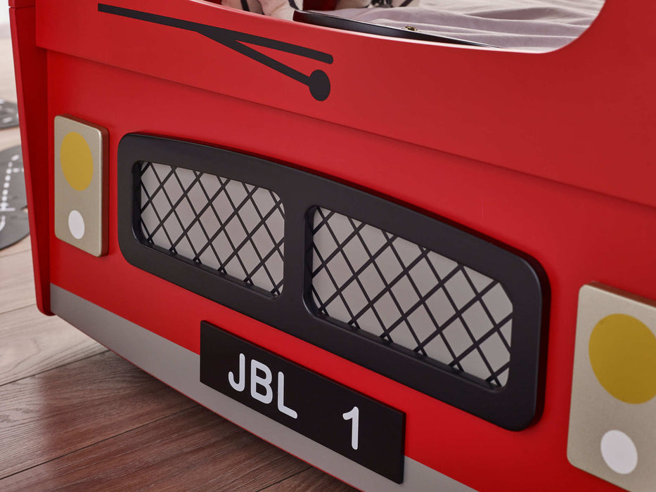 London Bus Bunk Bed – Fun Kids’ Space - Saving Bed - Luminex FurnitureBunk BedLON001