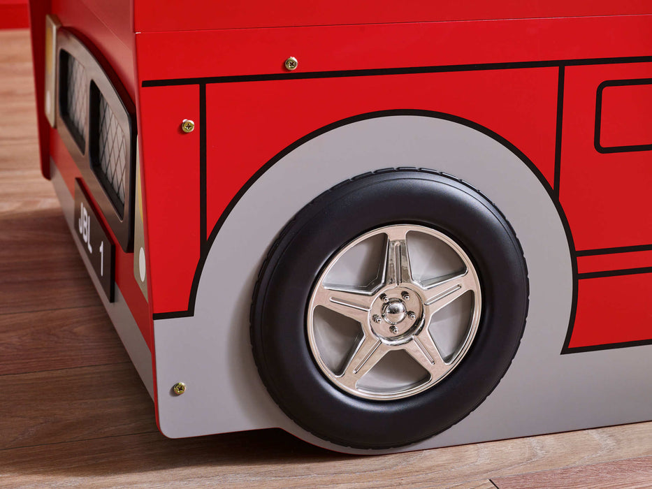 London Bus Bunk Bed – Fun Kids’ Space - Saving Bed - Luminex FurnitureBunk BedLON001