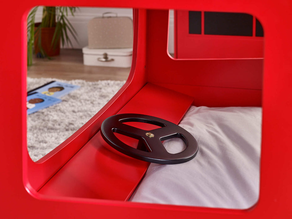 London Bus Bunk Bed – Fun Kids’ Space - Saving Bed - Luminex FurnitureBunk BedLON001