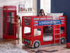 London Bus Bunk Bed – Fun Kids’ Space - Saving Bed - Luminex FurnitureBunk BedLON001