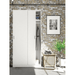 Lorena White Compact Sliding Door Wardrobe - Luminex FurnitureWardrobe3207