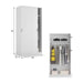 Lorena White Compact Sliding Door Wardrobe - Luminex FurnitureWardrobe3207