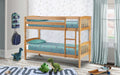 Loxley Solid Pine Bunk Bed – Antique Lacquer Finish - Luminex FurnitureBunk BedUP10115