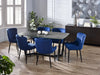 Luciana Black Marble Dining Table - Luminex FurnitureDining TableOLY011