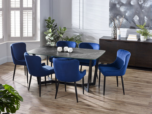 Luciana Black Marble Dining Table - Luminex FurnitureDining TableOLY011