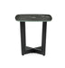 Luciana Lamp Table – Black Marble Effect - Luminex FurnitureLamp TableOLY012