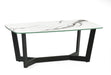 Luciana Marble Effect Coffee Table – White or Black - Luminex FurnitureCoffee TableOLY003