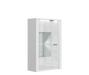 Lumora White Gloss & Walnut Effect Wide Display Cabinet - Luminex FurnitureDrinks Cabinet, Living, Dining2911
