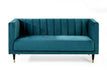 Luna Scalloped Back Velvet Sofa - Luminex FurnitureSofasSAL402