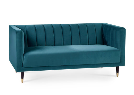 Luna Scalloped Back Velvet Sofa - Luminex FurnitureSofasSAL402