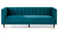 Luna Scalloped Back Velvet Sofa - Luminex FurnitureSofasSAL403