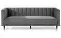 Luna Scalloped Back Velvet Sofa - Luminex FurnitureSofasSAL413