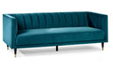 Luna Scalloped Back Velvet Sofa - Luminex FurnitureSofasSAL413
