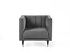 Luna Velvet Armchair - Scalloped Back Design - Luminex FurnitureOccasional ChairsSAL401